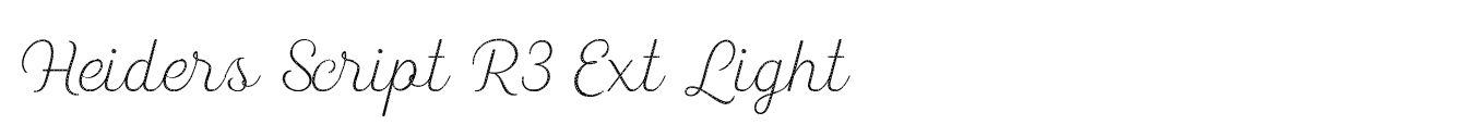 Heiders Script R3 Ext Light